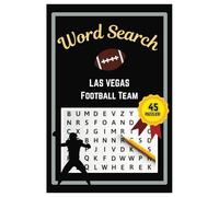 Las Vegas Football Word Search Puzzle Book: Word Searches with easy to read print | 6x9 inches | 45 Puzzles, 405 Words, 68 Pages | Gift for Football Fans, Vacations, Road Trips, Holidays, & Free Time