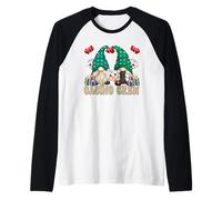 Las Vegas Gambling GNOME Couple For Mom and Dad Casino Crew Camiseta Manga Raglan