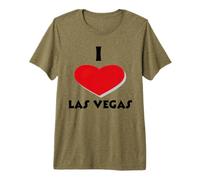Las Vegas, I Heart(Amor) Camiseta Premium
