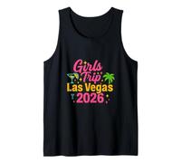 Las Vegas Matching Girls Trip Squad Mejores Amigos Mujeres 2026 Camiseta sin Mangas