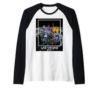 Las Vegas Nevada - City Summer Graphic - Bienvenido a LV Strip Camiseta Manga Raglan