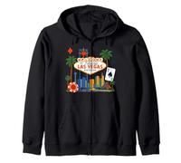 Las Vegas Nevada Viaje de Vacaciones Souvenir NV Skyline Sudadera con Capucha