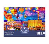 Las Vegas Night Show Cartón De Bordes Lisos Excelente para Relajación Mental, Entrenamiento Cerebral Y Reducción De Estrés 38x26cm/1000pcs