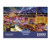 Las Vegas Night View Material De Papel Resistente Buen Rompecabezas, Apto para Relax En Casa Y Hobbies Personales 70x50cm/1000pcs