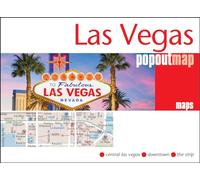 Las Vegas PopOut Map: Pocket size pop up city map of Las Vegas