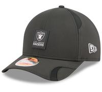 Las Vegas Raiders NFL Línea Lateral 2025 New Era 9Forty M-CROWN Negro Equipo Cap