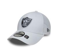 Las Vegas Raiders NFL White 9FORTY Trucker Adjustable Cap