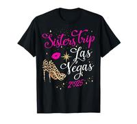 Las Vegas Sisters Trip 2025 Camisas Niñas Viaje Cumpleaños Escuadrón Camiseta