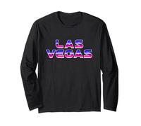 Las Vegas Starry Sky Desert Vacation Design Manga Larga