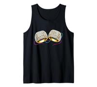 Las Vegas Streetwear Rings Badass Style 80s 90s Throwback Camiseta sin Mangas