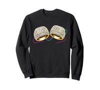Las Vegas Streetwear Rings Badass Style 80s 90s Throwback Sudadera