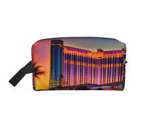 Las Vegas Sunset 1 - Neceser de viaje de gran capacidad, impermeable, ligero, para vacaciones