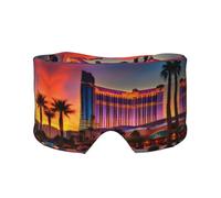 Las Vegas Sunset 1 - Orejeras para dormir con estampado suave para adultos y niños, cómodas y cómodas para dormir