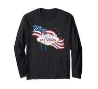 Las Vegas Tshirt Men Mujeres Las Vegas Baby Souvenir Manga Larga