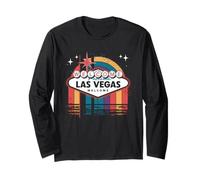 Las Vegas Tshirt Men Mujeres Las Vegas Baby Souvenir Manga Larga