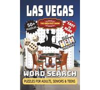 Las Vegas Word Search Puzzle Book: Word Searches with Easy-to-Read Print, Las Vegas Themed, Casinos, Landmarks, Nightlife and More | 6x9 Inches, 112 ... for Travelers, Casino Fans, and Puzzle Lovers