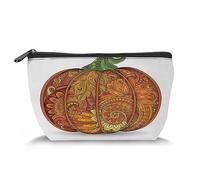 Las Vegasby - Bolsa de maquillaje para mujer, diseño de cartel de Las Vegas sobre la noche morada, bolsas de maquillaje de gran capacidad, neceser de viaje, organizador de accesorios, color morado,