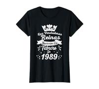 Las Verdaderas Reinas Nacieron en Febrero de 1989-37 Años Camiseta