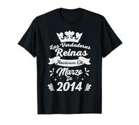 Las Verdaderas Reinas Nacieron en Febrero de 2014-12 Años Camiseta