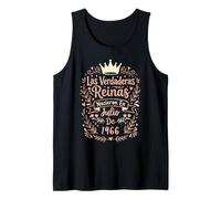 Las Verdaderas Reinas Nacieron en Julio de 1966-60 Años Camiseta sin Mangas