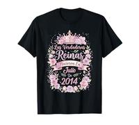 Las Verdaderas Reinas Nacieron en Julio de 2014-12 Años Camiseta