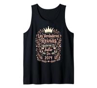 Las Verdaderas Reinas Nacieron en Julio de 2014-12 Años Camiseta sin Mangas