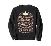 Las Verdaderas Reinas Nacieron en Mayo de 2014-12 Años Sudadera