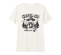Las Vibraciones de Gotta Go están apagadas, Divertido Mapache UFO Camiseta Premium