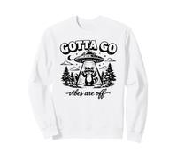 Las Vibraciones de Gotta Go están apagadas, Divertido Mapache UFO Sudadera