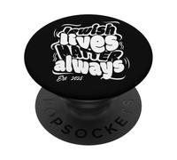 Las vidas judías importan siempre apoyan el orgullo del judaísmo Arte de Israel PopSockets PopGrip Adhesivo