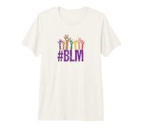 Las Vidas Negras importan #BLM levantaron Las Manos Juntas protesta por la Paz Camiseta Premium