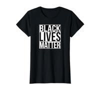 Las Vidas Negras importan Camiseta gráfica económica, Mujer, Negro, L