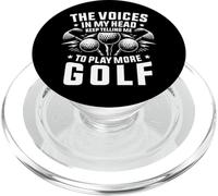 Las Voces en mi Cabeza siguen diciéndome Que juegue más Golf PopSockets PopGrip para MagSafe