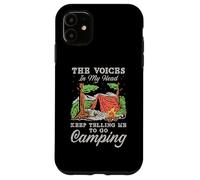 Las Voces en mi Mano siguen diciéndome Que Vaya de Camping Carcasa para iPhone 11