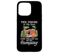 Las Voces en mi Mano siguen diciéndome Que Vaya de Camping Carcasa para iPhone 15 Pro MAX