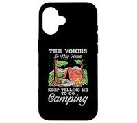 Las Voces en mi Mano siguen diciéndome Que Vaya de Camping Carcasa para iPhone 16