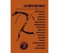 Las Voces Inestables: Sobre La Poesia De Jose-millan Ullan