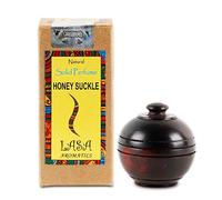 Lasa Aromas miel ácido, perfume natural, almizcle corporal en tarro de madera, 6 g