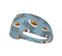 Lasaña es mi comida favorita Bandas para el sudor Banda para la cabeza Banda para la cabeza antideslizante Deportes al aire libre Entrenamiento Correr Para hombres Mujeres