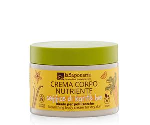 laSaponaria Crema corporal nutritiva con manteca de karité BIO (200 ml) - ideal para piel seca