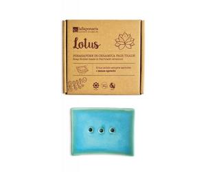 laSaponaria Jabonera de cerámica Lotus