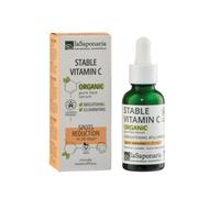 La Saponaria | Sérum Facial Orgánico con Vitamina C Estable 30 ml - Antioxidante Natural, Efecto Iluminador, Aclarante, Unifica el Tono y Revitaliza la Piel Apagada