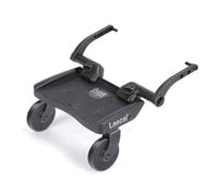 Lascal BuggyBoard Mini 3D Plataforma con ruedas para carrito infantil, accesorio para niños de 2 a 6 años (22 kg), compatible con casi todas las sillitas de paseo, gris