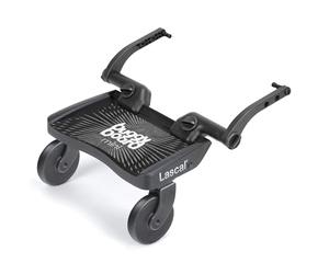 Lascal BuggyBoard Mini Plataforma con ruedas para carrito infantil, accesorio para niños de 2 a 6 años (22 kg), compatible con casi todas las sillitas de paseo, negro