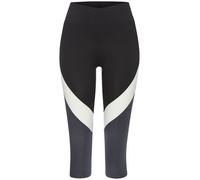 LASCANA ACTIVE Pantalón deportivo gris oscuro / negro / blanco S gris oscuro / negro / blanco