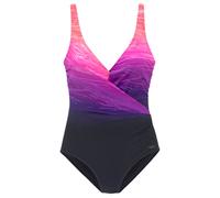 LASCANA Bañador moldeador lila / negro LxB lila / negro