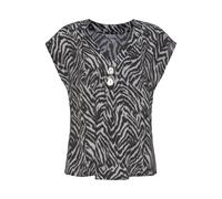 LASCANA Blusa negro / blanco XLxTallas normales negro / blanco