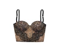 LASCANA Corset marrón / brocado / negro 85xA marrón / brocado / negro