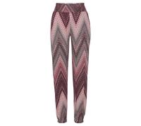 LASCANA Pantalón 'Missoni' berenjena / baya / rojo vino 44 berenjena / baya / rojo vino
