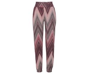 LASCANA Pantalón 'Missoni' berenjena / baya / rojo vino 44 berenjena / baya / rojo vino